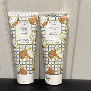 Beekman 1802 Coconut Cream Hand Cream Duo.  3.4 oz
